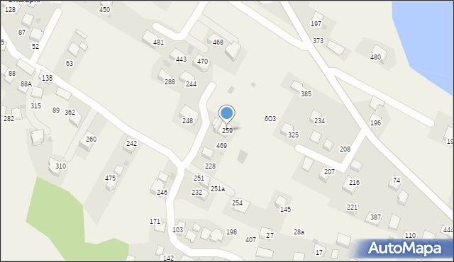 Cholerzyn, Cholerzyn, 259, mapa Cholerzyn