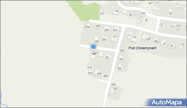 Cholerzyn, Cholerzyn, 368, mapa Cholerzyn