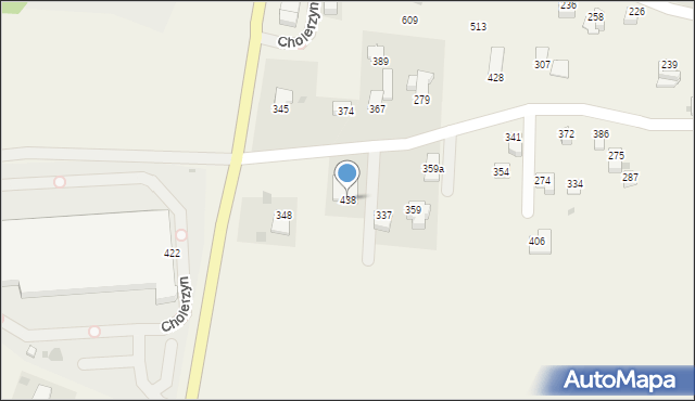 Cholerzyn, Cholerzyn, 438, mapa Cholerzyn