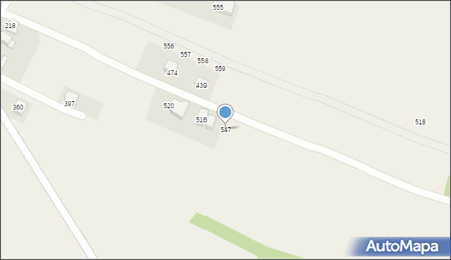 Cholerzyn, Cholerzyn, 547, mapa Cholerzyn