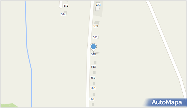 Cholerzyn, Cholerzyn, 548, mapa Cholerzyn