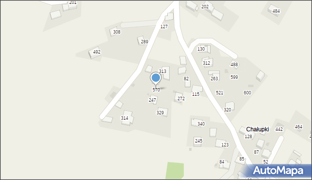 Cholerzyn, Cholerzyn, 570, mapa Cholerzyn