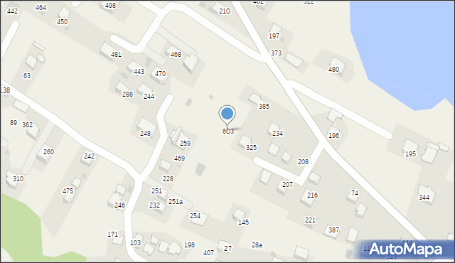 Cholerzyn, Cholerzyn, 603, mapa Cholerzyn