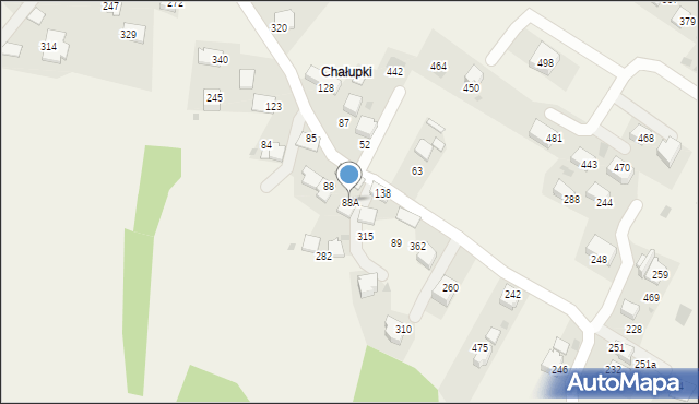 Cholerzyn, Cholerzyn, 88A, mapa Cholerzyn