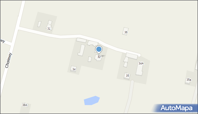 Cholewy, Cholewy, 32, mapa Cholewy