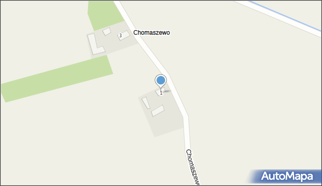 Chomaszewo, Chomaszewo, 1, mapa Chomaszewo