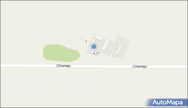 Chomęc, Chomęc, 5, mapa Chomęc