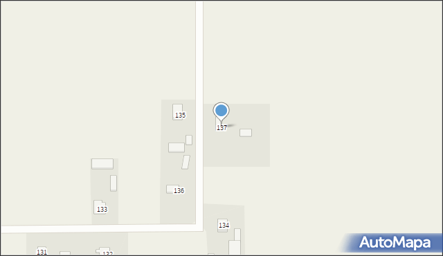 Chomęciska Duże, Chomęciska Duże, 137, mapa Chomęciska Duże