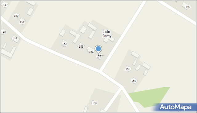 Chomęciska Duże, Chomęciska Duże, 155, mapa Chomęciska Duże