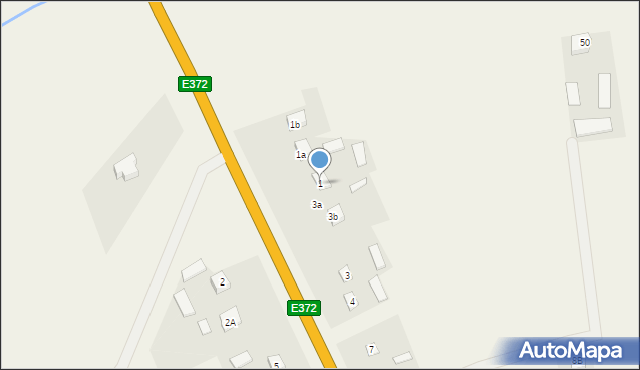 Chomęciska Małe, Chomęciska Małe, 1, mapa Chomęciska Małe