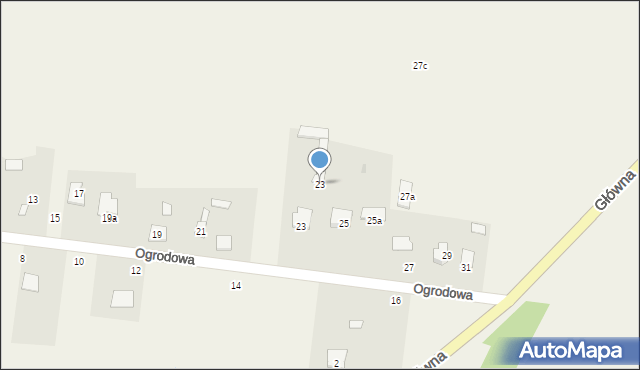 Chomentów-Puszcz, Chomentów-Puszcz, 23, mapa Chomentów-Puszcz