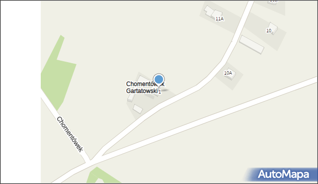 Chomentówek, Chomentówek, 11, mapa Chomentówek
