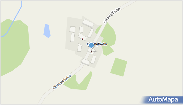 Chomętówko, Chomętówko, 2, mapa Chomętówko