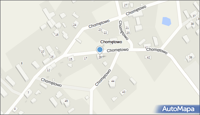 Chomętowo, Chomętowo, 19, mapa Chomętowo