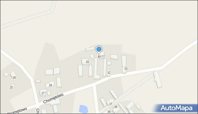 Chomętowo, Chomętowo, 30, mapa Chomętowo