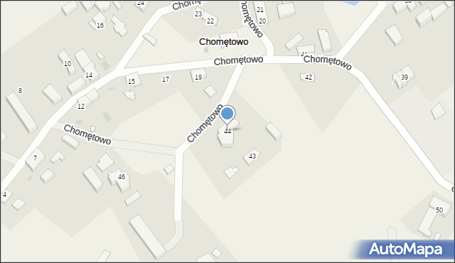 Chomętowo, Chomętowo, 44, mapa Chomętowo
