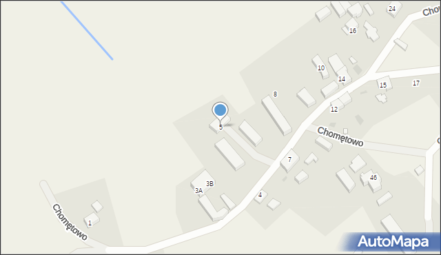 Chomętowo, Chomętowo, 5, mapa Chomętowo