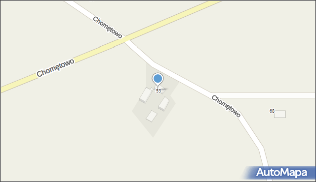Chomętowo, Chomętowo, 53, mapa Chomętowo