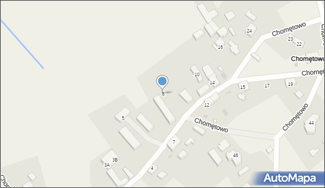 Chomętowo, Chomętowo, 8, mapa Chomętowo