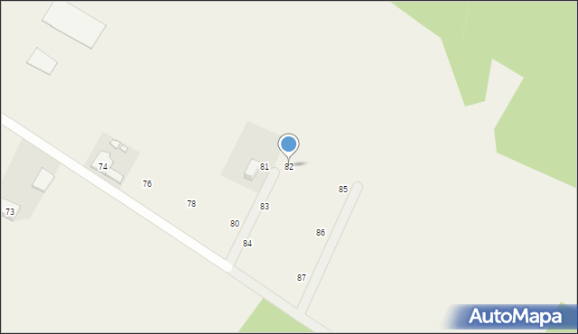 Chomętowo, Chomętowo, 82, mapa Chomętowo