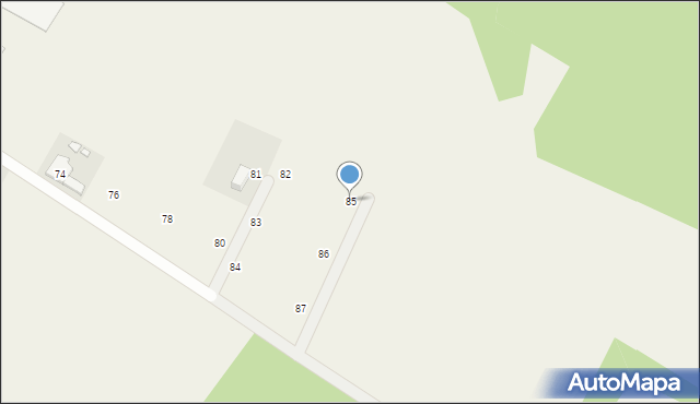 Chomętowo, Chomętowo, 85, mapa Chomętowo