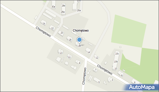 Chomętowo, Chomętowo, 16, mapa Chomętowo