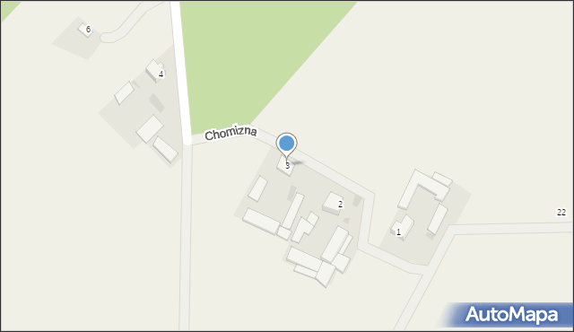 Chomizna, Chomizna, 3, mapa Chomizna