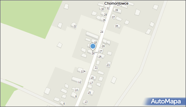 Chomontowce, Chomontowce, 14, mapa Chomontowce