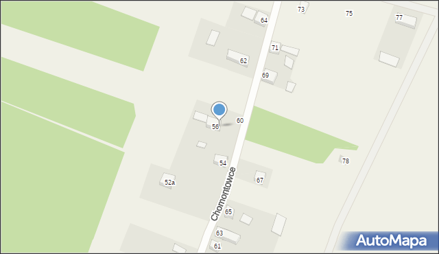 Chomontowce, Chomontowce, 58, mapa Chomontowce