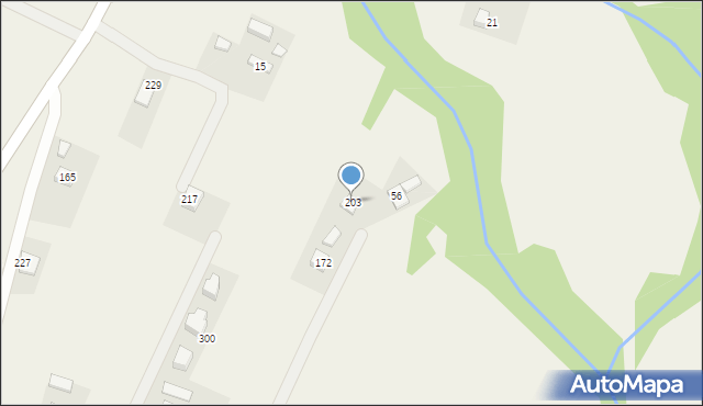 Chomranice, Chomranice, 203, mapa Chomranice