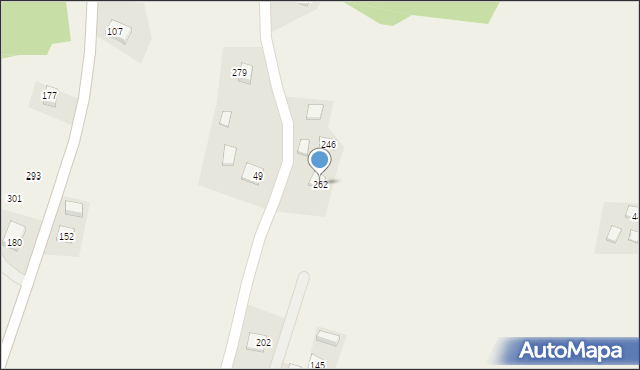 Chomranice, Chomranice, 262, mapa Chomranice