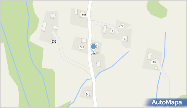 Chomranice, Chomranice, 275, mapa Chomranice