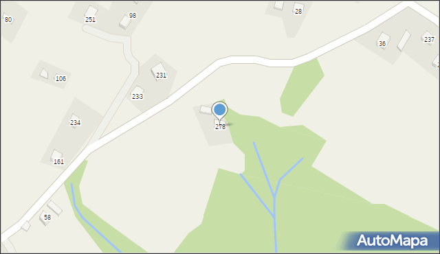 Chomranice, Chomranice, 278, mapa Chomranice
