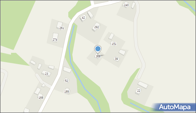 Chomranice, Chomranice, 306, mapa Chomranice