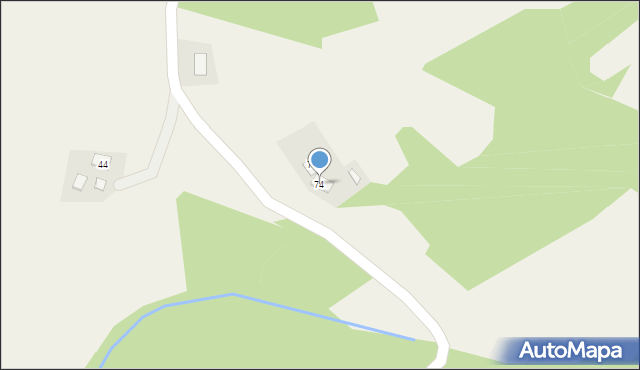 Chomranice, Chomranice, 74, mapa Chomranice