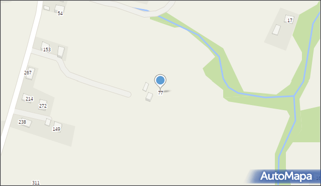 Chomranice, Chomranice, 77, mapa Chomranice