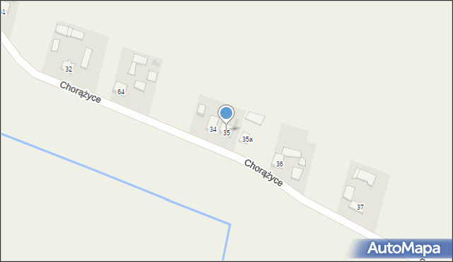 Chorążyce, Chorążyce, 35, mapa Chorążyce