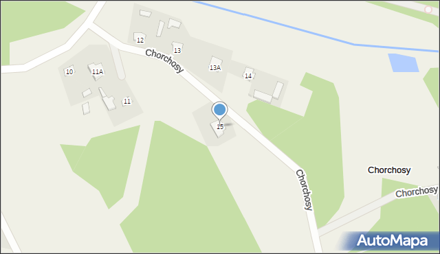 Chorchosy, Chorchosy, 15, mapa Chorchosy
