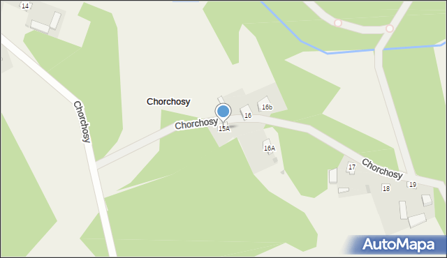 Chorchosy, Chorchosy, 15A, mapa Chorchosy