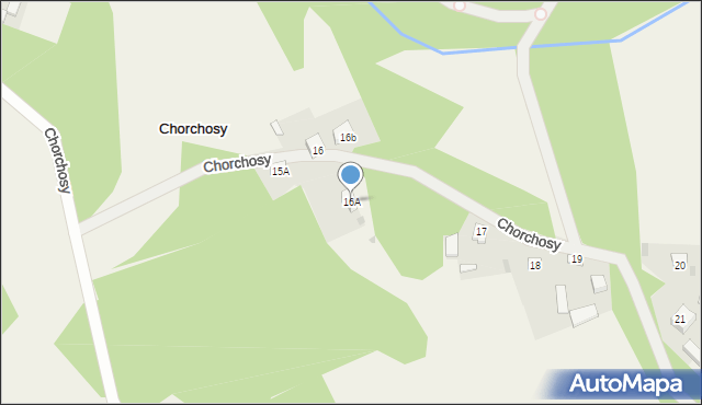 Chorchosy, Chorchosy, 16A, mapa Chorchosy