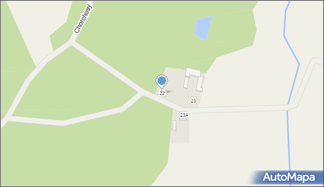 Chorchosy, Chorchosy, 22, mapa Chorchosy