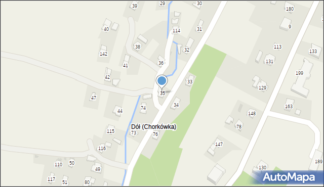 Chorkówka, Chorkówka, 35, mapa Chorkówka