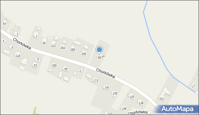 Chorkówka, Chorkówka, 64, mapa Chorkówka