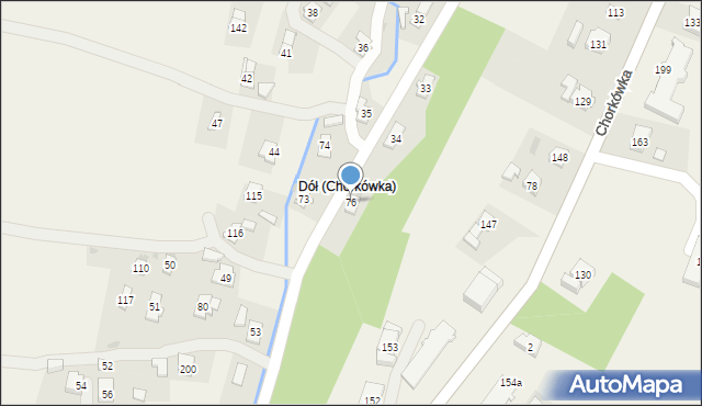 Chorkówka, Chorkówka, 76, mapa Chorkówka