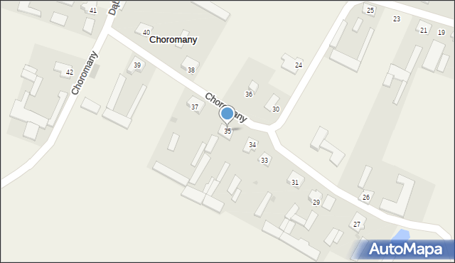 Choromany, Choromany, 35, mapa Choromany
