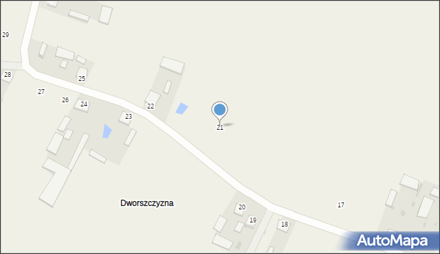 Choroszczewo, Choroszczewo, 21, mapa Choroszczewo