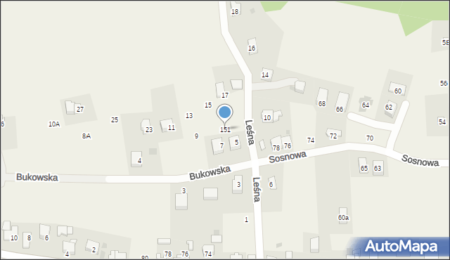 Chorowice, Chorowice, 151, mapa Chorowice