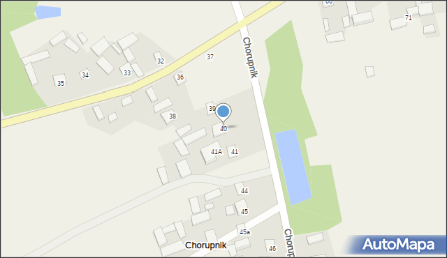 Chorupnik, Chorupnik, 40, mapa Chorupnik