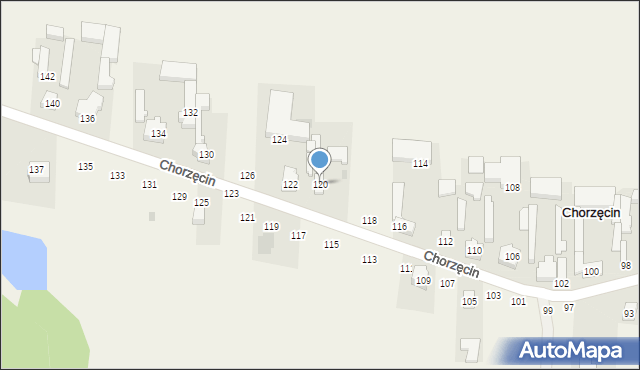 Chorzęcin, Chorzęcin, 120, mapa Chorzęcin