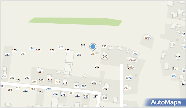 Chorzelów, Chorzelów, 283, mapa Chorzelów